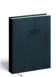 Realsystem Határidőnapló 2day B/6, kétnapos beosztás + jegyzetlap zöld Realsystem 2026 (57661) - irodaszerpiac