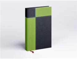 Realsystem Határidőnapló Prémium M A/5, napi krémszínű lapokkal zöld Realsystem 2026 (51993) - irodaszerpiac