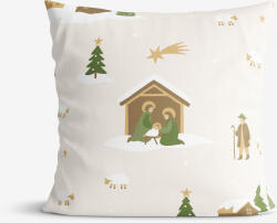 Goldea karácsonyi pamut párnahuzat - karácsonyi dalok 30 x 50 cm