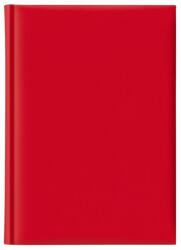  Agenda nedatata A5, hartie offset alb, coperta rosie (EJ261302)