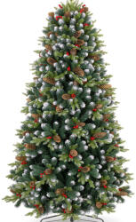 BraziCraciun. net Brad Artificial Rustic 3D + 2D - 250 cm (SA-RST-250)