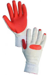 CXS Blanche érdesített latexbe mártott kesztyű