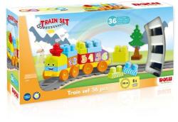 Dolu Set de constructii cu trenulet - 36 piese