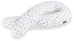 Träumeland Perna pentru bebelusi Cuddly Nest Grey Stars - shop-doa