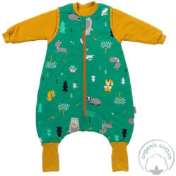 Slumbersac Sac de dormit cu picioruse si maneca lunga detasabila Woodland Animals 80 cm + manseta 2.5 Tog