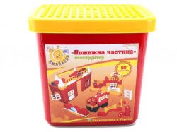 MyKids Cuburi constructie Fire Departament 96 buc 013888/02