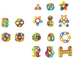 Bufnitel Joc de constructie STEAM - Forme magice (26 piese)