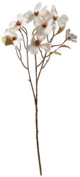 Clayre & Eef Floare artificiala alba maro 12x8x72 cm (5PL0113W)