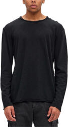 Dirty Laundry Bluză Raw Edges Longsleeve DLML000168 black