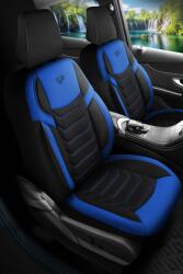 PANDA-CSC Huse auto universale din material textil Manavgat negru-albastru potrivite pentru OPEL SIGNUM