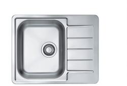 Alveus Chiuveta bucatarie inox satin cu picurator, reversibila, Alveus Line Max 110 (1144603) Chiuveta