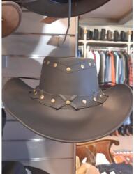 Wild West Store Pălărie Cowboy din Piele WILD WEST LFI-501 · Maro
