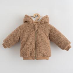 NEW BABY Hanorac de iarnă pentru bebeluși cu glugă New Baby Teddy Winter, mărime 74 (6-9lr)