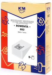 K&M Sac aspirator Rowenta ZR455, hartie, 5X saci, K&M (DUSTBAG-R02-PAP-K&M)