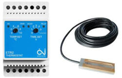 BVF ETR2-1550 termosztát + ETOR-55 csapadékérzékelő + ETF-744 kültéri hőmérséklet-érzékelő szett - csővezetékek, ereszcsatornák fagyvédelméhez (etr2+etor55)