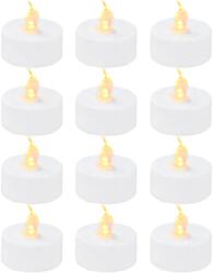 Bambu Lab Set Lumânări LED Flame Tea Light Culoare Galben Cald - 12 buc (B-KC008)