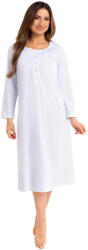 Regina Cămașă de noapte cu nasturi REGINA 016 albastru: XXL (32029 XXL)