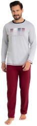 Regina Pijama bărbați REGINA 487 melange deschis: XXL (32042 XXL)