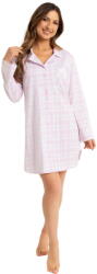 Regina Cămașă de noapte cu nasturi REGINA 168 roz: XL (32201 XL)