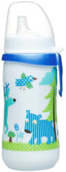 Nip First Cup Tanulópohár Puha csőrrel, fiús 12+ hó (330 ml/db) - perfectlife
