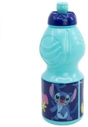 Stor Lilo és Stitch műanyag sportkulacs - 400 ml - világoskék (JVL-STF75032N)