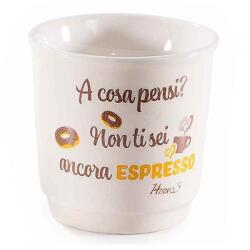 AFI A cosa pensi? Non ti sei ancora ESPRESSO kávésbögre / pohár - 90 ml (IMO-AFI-721405FEHER)