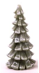 Yala Fenyőfa alakú 3D gyertya - 12x6, 5 cm - glitteres világoszöld (Q497947VILAGOSZOLD)