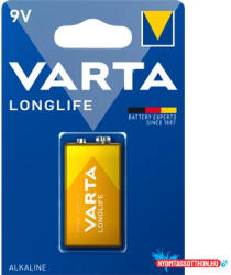 VARTA Elem 9V-os 6LR61 E Longlife 1 db/csomag, Varta (35035) - nyomtassotthon