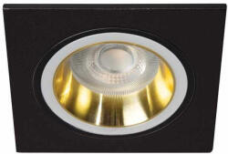 Kanlux 37257 FELINE DSL G/B spotlámpa, dekorációs spot keret, szögletes, arany-fekete (37257)