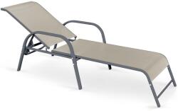 Halmar Állítható nyugágy MOSLER szürke/bézs V-CH-MOSLER-LEŻAK (HA0100)