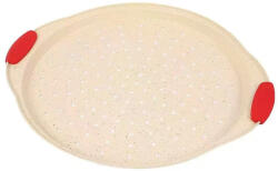  Fém sütőforma szilikon fogóval - Pizza forma