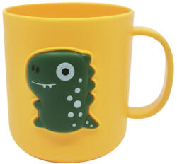  Műanyag gyerek bögre - Dinoszaurusz, dinó - Sárga