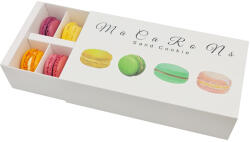 12 részes macaron doboz - Macaron mintás