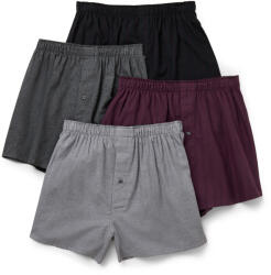 Tchibo - 4 db férfi flanel boxeralsó - férfi - méret Xxl/8 - piros/csíkos