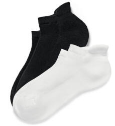 Tchibo - 2 pár sport bokazokni - uniszex - méret 35-38 - fekete - tchibo - 3 495 Ft