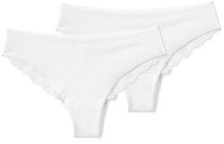 Tchibo - 2 női brazil tanga szettben - nő - méret L 44/46 - fehér