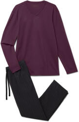 Tchibo - Férfi pizsama flanel nadrággal - férfi - méret XL 56/58 - piros/csíkos