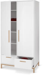 Tchibo - Ruhásszekrény fiókokkal - fehér