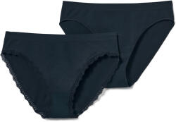 Tchibo - 2 női seamless alsó - nő - méret L 44/46 - kék
