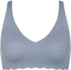 Sloggi Zero Feel Bliss Soft melltartó - nő - méret S - kék/jacquard