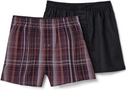 Tchibo - 2 db férfi szövött boxeralsó - férfi - méret Xl/7 - fekete/kockás