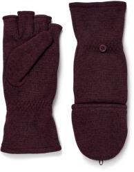 Tchibo - Lehajtható kötött polárkesztyű - uniszex - méret 6, 5 - piros