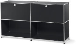 Tchibo - Fém polcos komód - fekete