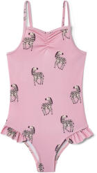 Tchibo - Fodros fürdőruha - méret 122/128 - rózsaszín/mintás