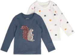 Tchibo - 2 hosszú ujjú felső - újszülött - méret 50/56 - kék