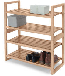 Tchibo - Egymásra helyezhető tömörfa polcok - barna