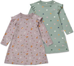 Tchibo - 2 gyerekhálóing - lány - méret 134/140 - zöld