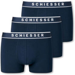 Schiesser 3 Schiesser boxeralsó biopamuttal - férfi - méret M/5 - kék