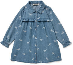 Tchibo - Gyerek farmerruha - nő - méret 122/128 - kék