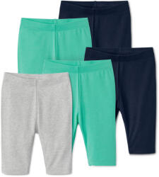 Tchibo - 5 kisgyerek 3/4-es leggings szettben - kisgyerek - méret 62/68 - kék